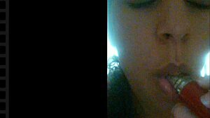 He provoked the sexy Brazilian housewife in lingerie and got what he deserved