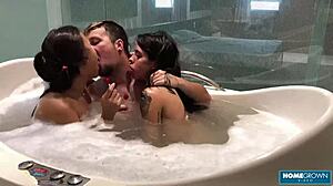 Why does kinky scarlett taylor let her girlfriend join in on that fat dick action?