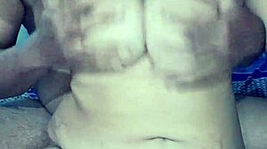 Desi Indian Wife Presses Big Boobs Fingers Hairy Pussy and Ass Hole