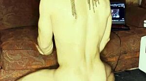 Lvory white is pounding my hole with huge toys and gaping