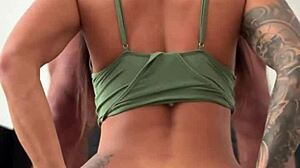 Oh baby, feel this hot anal fuck on my slim waist beauty. Creampie that big ass now!