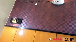 japanese milf amateur gets naked and rides cock for creampie blowjob big ass