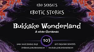 experience bukkake wonderland in this erotic audio adventure