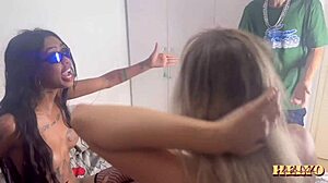 I Feel So Overwhelmed As I Thrust Into Those Pussies, Even The Cuckold Joined For Double Penetration On His Wife