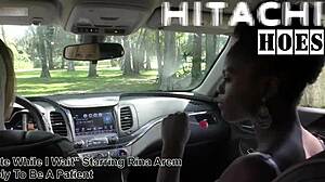 Teen Rina Arem Masturbates With Hitachi Magic Wand In Car During Nonnude Behind The Scenes From Gyno Exam Hospital Scene