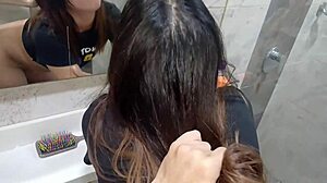 madrastra, let's play hot games and feel those rich things together