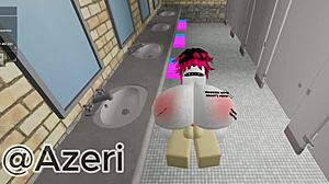 I fuck my friend in a public bathroom like roblox adventure 😏