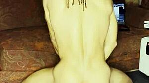 Lvory white is pounding my hole with huge toys and gaping