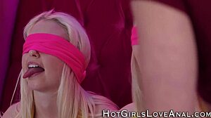 why are these teen lesbians fingering and eating pussy in their first group squirting session?