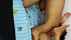 Fucking slut wife rough hard in step brothers room until he enters