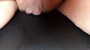 pregnant wife gets excited and cums hard like a slut