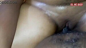 Bestie dick fucking inside my black babe's juicy wet tight pussy in bedroom.