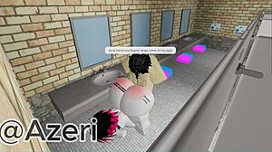 I fuck my friend in a public bathroom like roblox adventure 😏
