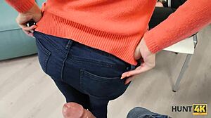 i'm getting that shaved pussy penetrated hard in front of my boyfriend for cash