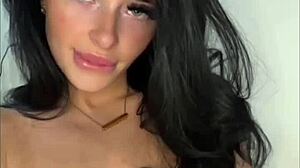 Teen American Exchange Student Engages in Solo Masturbation with Toys in Horny College Pov Reality