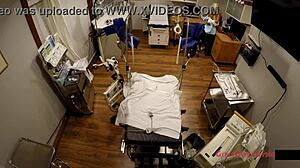 Watch tampa university entrance physical with alexandria jane in gloves and latex humiliation! Spreading her small tits and ass!