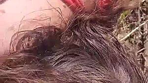 Amateur Blowjob And Doggy Style Fuck With Cum In Mouth Outdoors