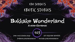 experience bukkake wonderland in this erotic audio adventure