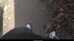 Brit Babe With Bubble Butt Takes Fat Dick In Blowjob Deepthroat And Pov Cumshot Outdoor Scene