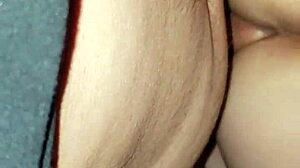 Deep creampie fills her up trying to get preggo now!