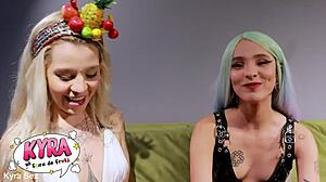 Interviewing Carolzinha For Feira Da Fruta Anal Fruit 1