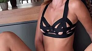 Hey, watch this 18yo teen model ride a dildo solo until she hits orgasm in backstage fun