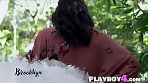 Big Natural Tits Black Milf Exposes Curvy Body in Outdoor Posing