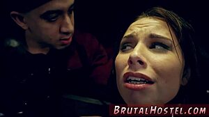 teen car bondage with cute pink hair best pals aidra fox and kharlie in bdsm domination