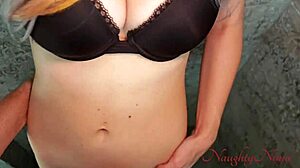 Step-Mom Becomes Personal Slut for Blonde Milf Creampie in Fetish Roleplay