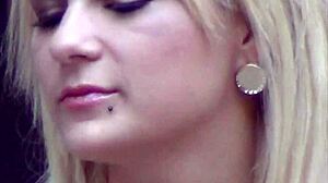 filming a couple through the window with hidden outdoor pov action