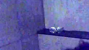 Asian slut wife uses dildo and vibrator for masturbation in gym shower