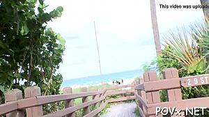 Hot legal age teen 18+ager SLUT gets ROUGH POV blowjob and hardcore FUCKING in nude contest game with horny petite young body.