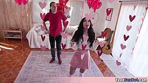 I Feel So Excited As My Cute Latina Stepsis Gets Her Mini Pussy Filled Deep