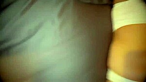 18 year old girl's tight pussy squeezes my cock during intense fucking halfway in