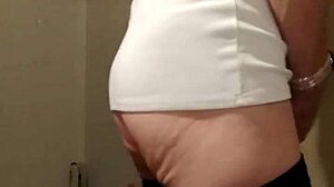 i love watching this hot tranny shemale with big cock in mature crossdressing action