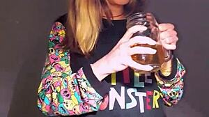 Bonneyuwu in Pajama Masturbation Session with Dildo and Plush Toy Tease