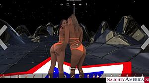 Come visit the world's largest strip club at Naughty America net, open 24/7 with no rules