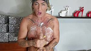 super anal fucking with double penetration in trailer