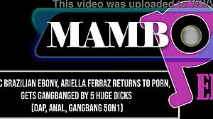 i see exotic brazilian ebony ariella ferraz back in porn getting gangbanged by five huge cocks in dap anal 5on1 atm monster cocks ob446