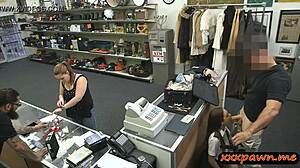 latina stewardess gets railed by pawn keeper