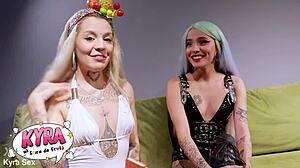 Interviewing Carolzinha For Feira Da Fruta Anal Fruit 1