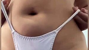 Putinha Masturbates Solo With Flashing Exhibitionist Moves