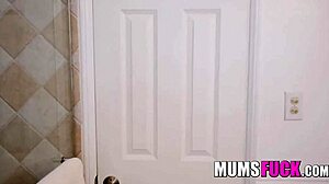 Blonde petite stepmom helps with huge cock erection by sucking and fucking in homemade taboo seduction.