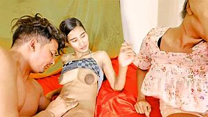 Uttaran20 - Teen 18+ BJ Fuck And Lick Pussy FFM With Petite Tight Missionary Riding Bent Over Doggystyle Fisting Squirting