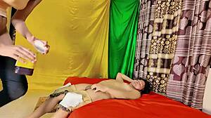 hot husband pounded her hard - uttaran20. black cock in anal threesome with ebony girlfriend bent over deepthroat doggystyle wet pussy action.