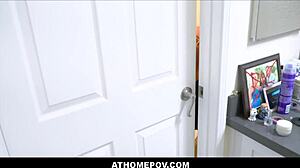 coronavirus quarantined blonde teen rebecca vanguard has orgasm sex with boyfriend after pranks in pov