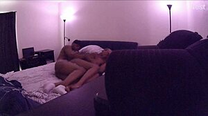 nice afternoon visit turns into couple's blowjob session with big black cock in doggystyle