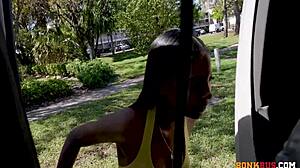 Intriguing how Eden West uses her greedy pussy to milk that big cock in interracial action