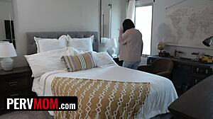 i feel so emotional as this cute sexy milf gets pregnant with stepsons sperm in creampie pov sex