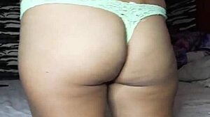 Karely Flaunts Her Sexy Green Thong Outdoors!